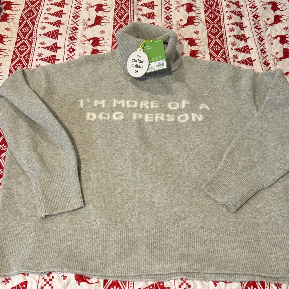 Target Gray Turtleneck Sweater
